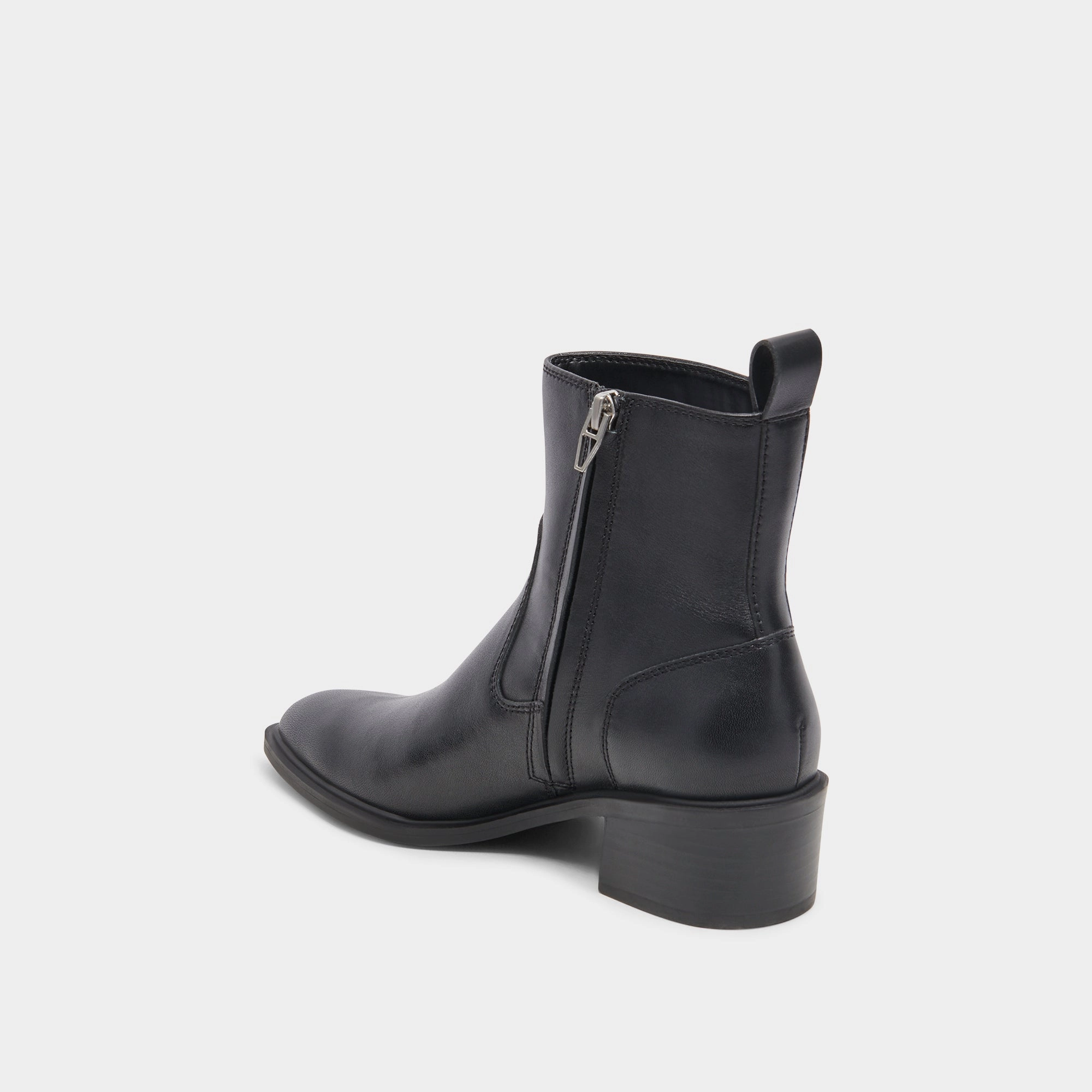 Bili H2O Booties Black Leather Comfort Refined Simple Uniform
