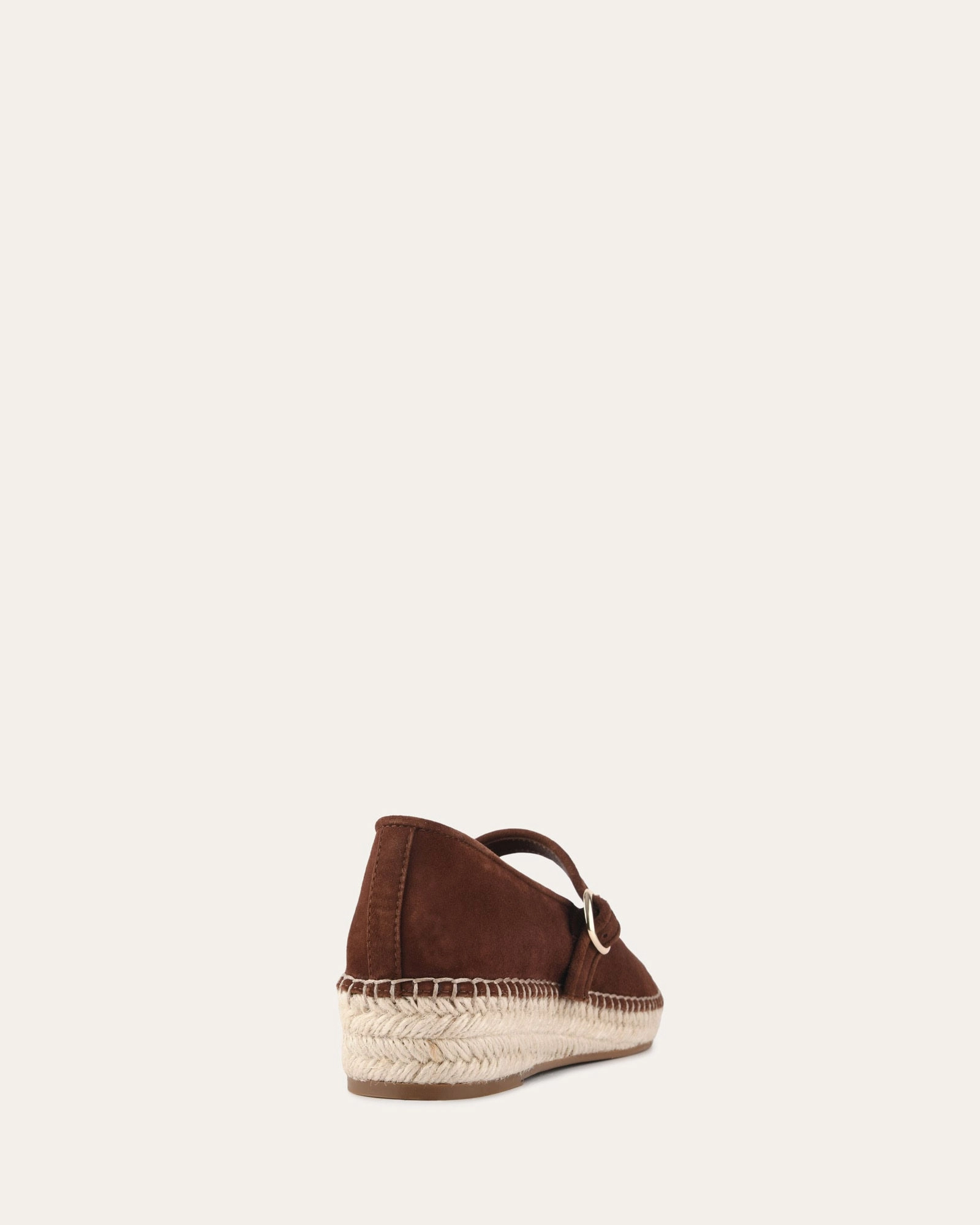 Elsie Flat Espadrilles Russet Suede Neutral Layers