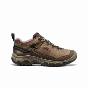 Women'S Targhee Iv Waterproof Hiking Shoe  |  Brindle/Nostalgia Rose Progressive Outfit