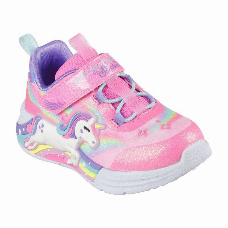 Girls S Lights Unicorn Chaser Comfort Refined Style Forward