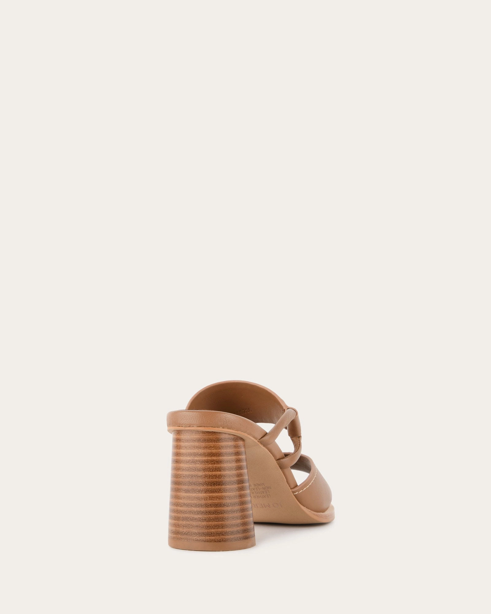 Go-Mode Ready Cammy Mid Heel Sandals Tan Leather
