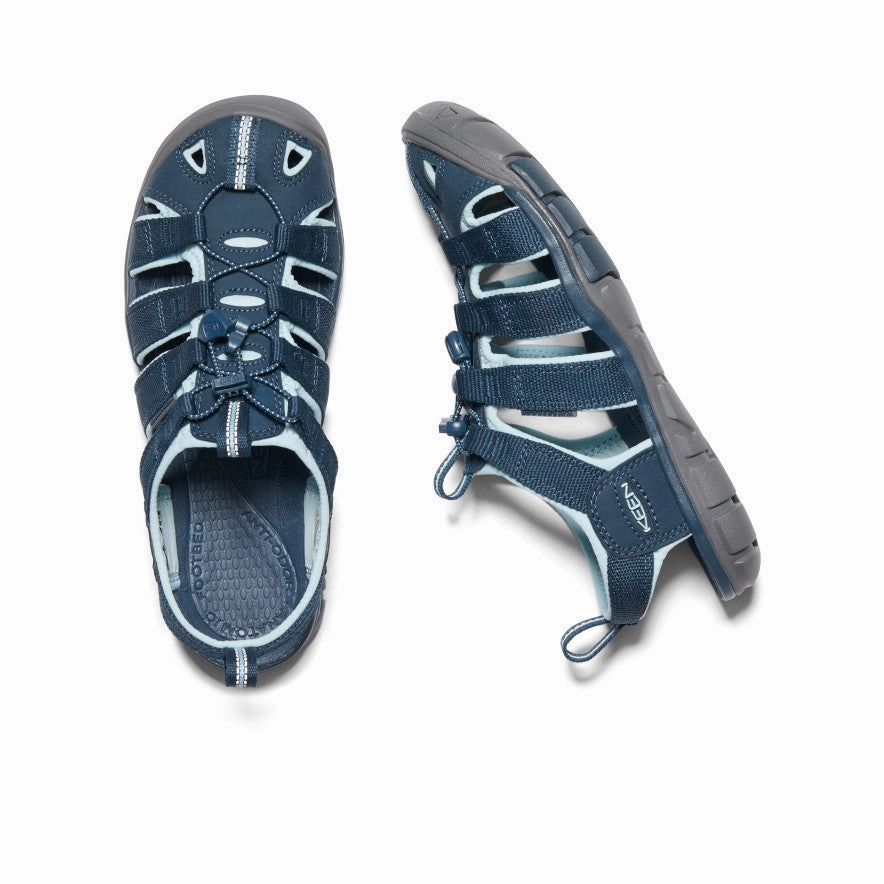 Everyday Outlook Calm Aesthetic Women'S Clearwater Cnx Sandal  |  Navy/Blue Glow
