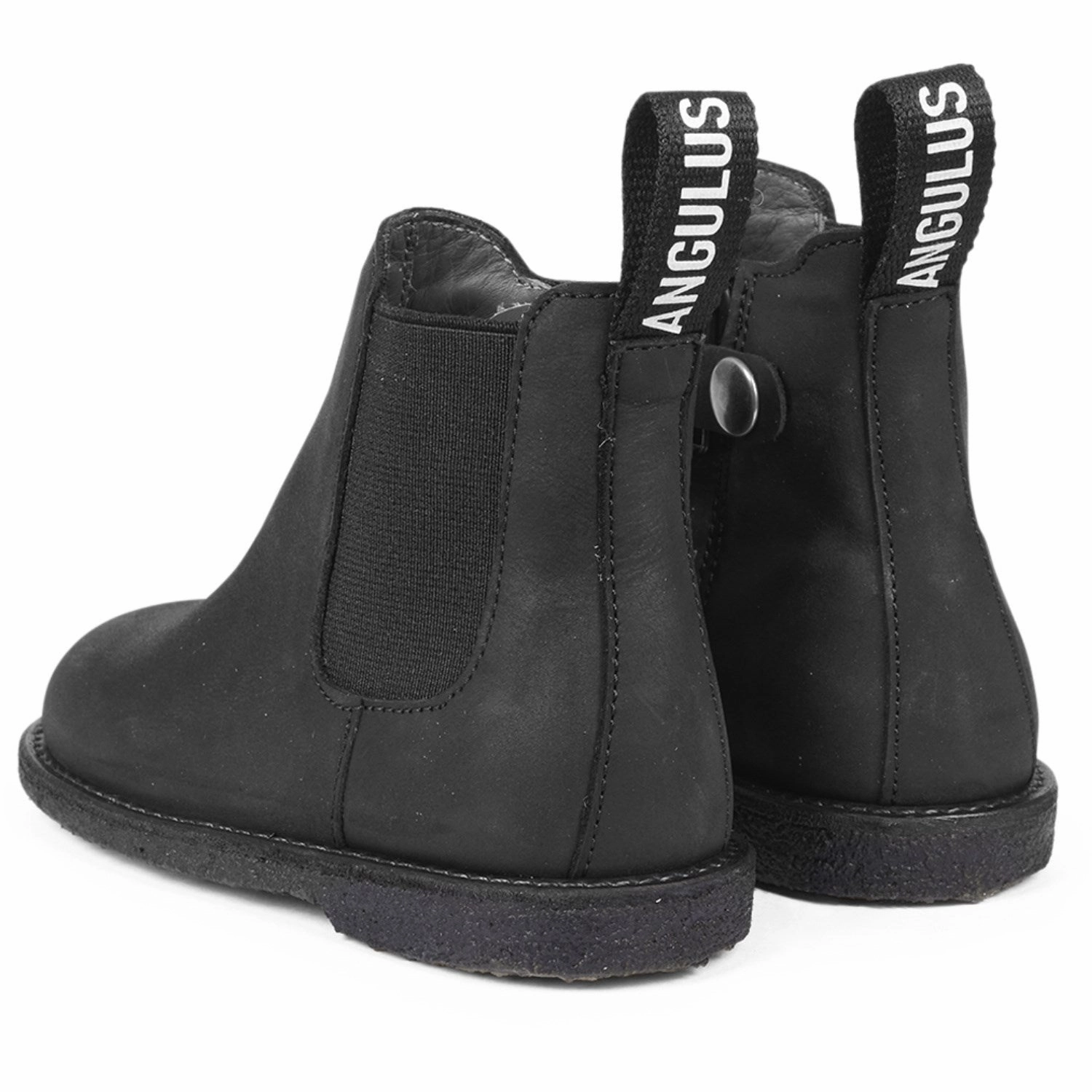 Angulus Black/Black Chelseast?Vle Med Landob?Nd Og Zipthrough Open Utility