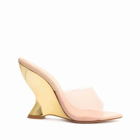 Aprill Vinyl Sandal Refined Feel