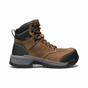 Flow-Forward Women'S Evanston 6" Waterproof Boot (Carbon Toe)  |  Bison/Black