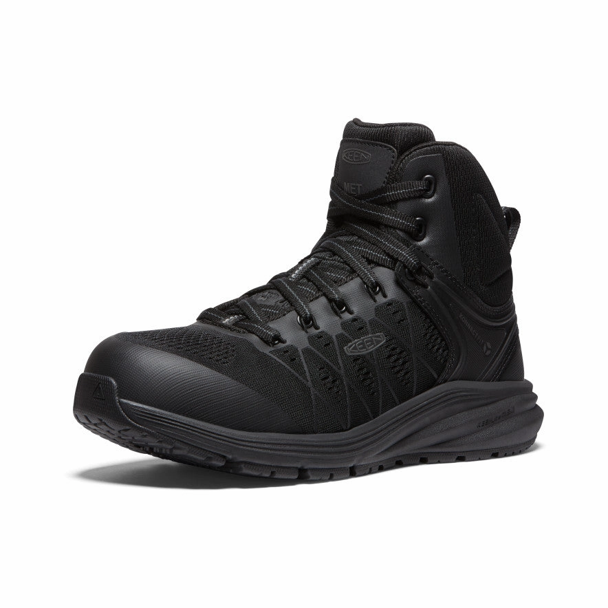 Women'S Vista Energy Mid Int Met (Carbon Toe)  |  Black/Raven Seamless Transitions Change-Ready