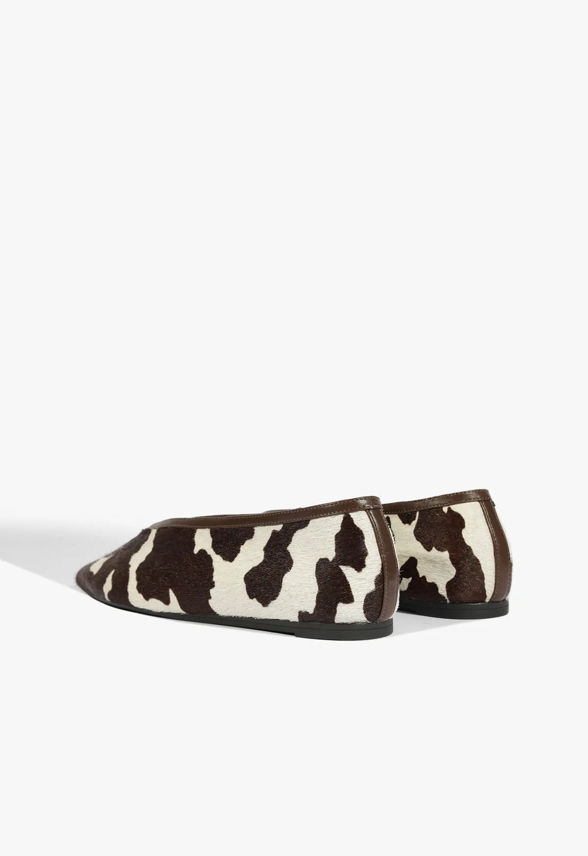 Courtney Hair Calf Flat Understated Cool Engineered Fit