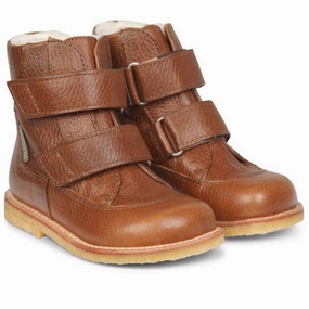 Smart Function Your Livewear Angulus Tex Boots W. Velcro Cognac