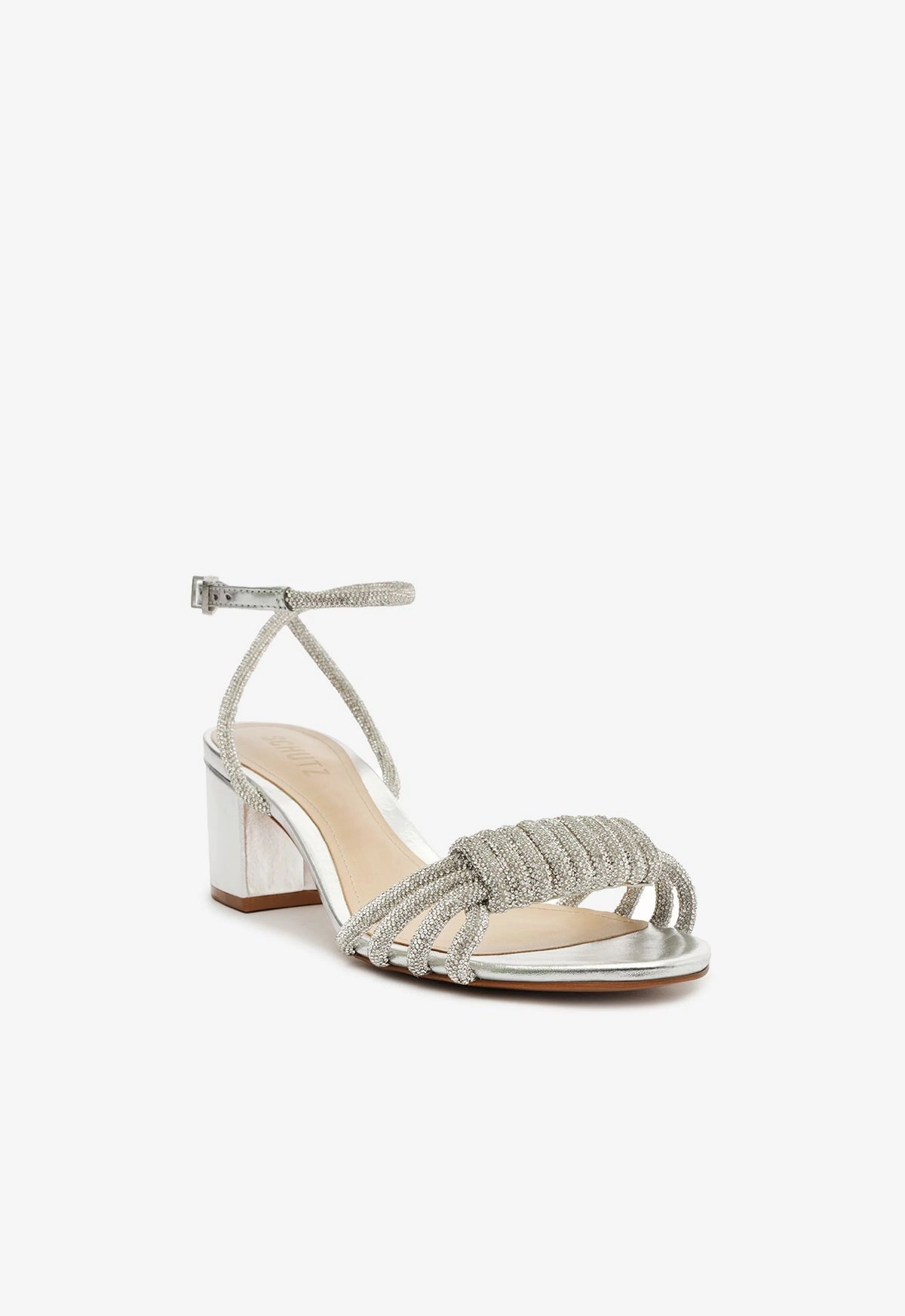 Jewell Mid Block Nappa Leather Sandal Future Lines Smart Layering