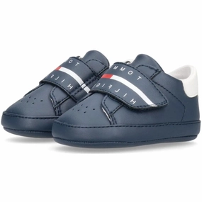 Tommy Hilfiger Tommy Hilfiger Velcro Sko Blue, 18 Active Lifestyle Gear Cool Rhythm
