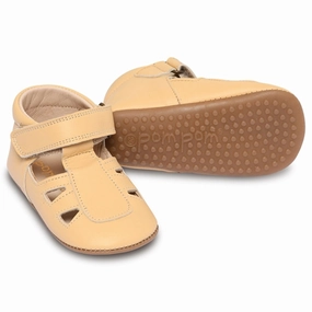 Pom Pom Starter Sandal Dusty Yellow Precision-Fit
