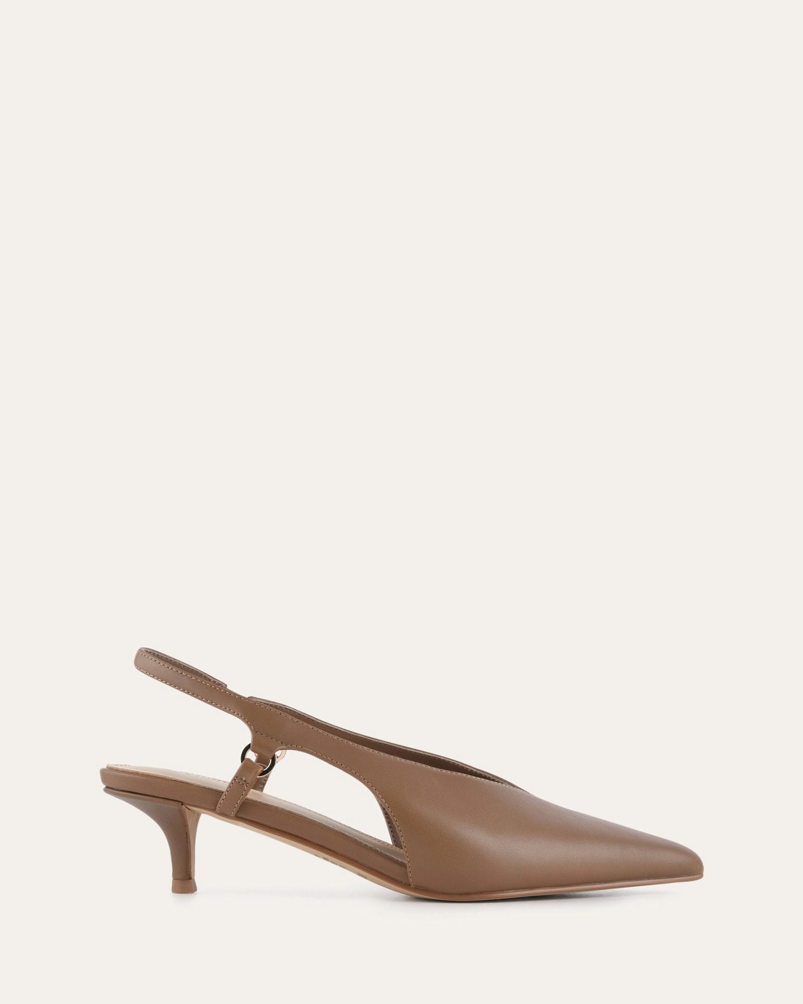 Ronnie Low Heels Sepia Leather Premium Layers Ease-Ready