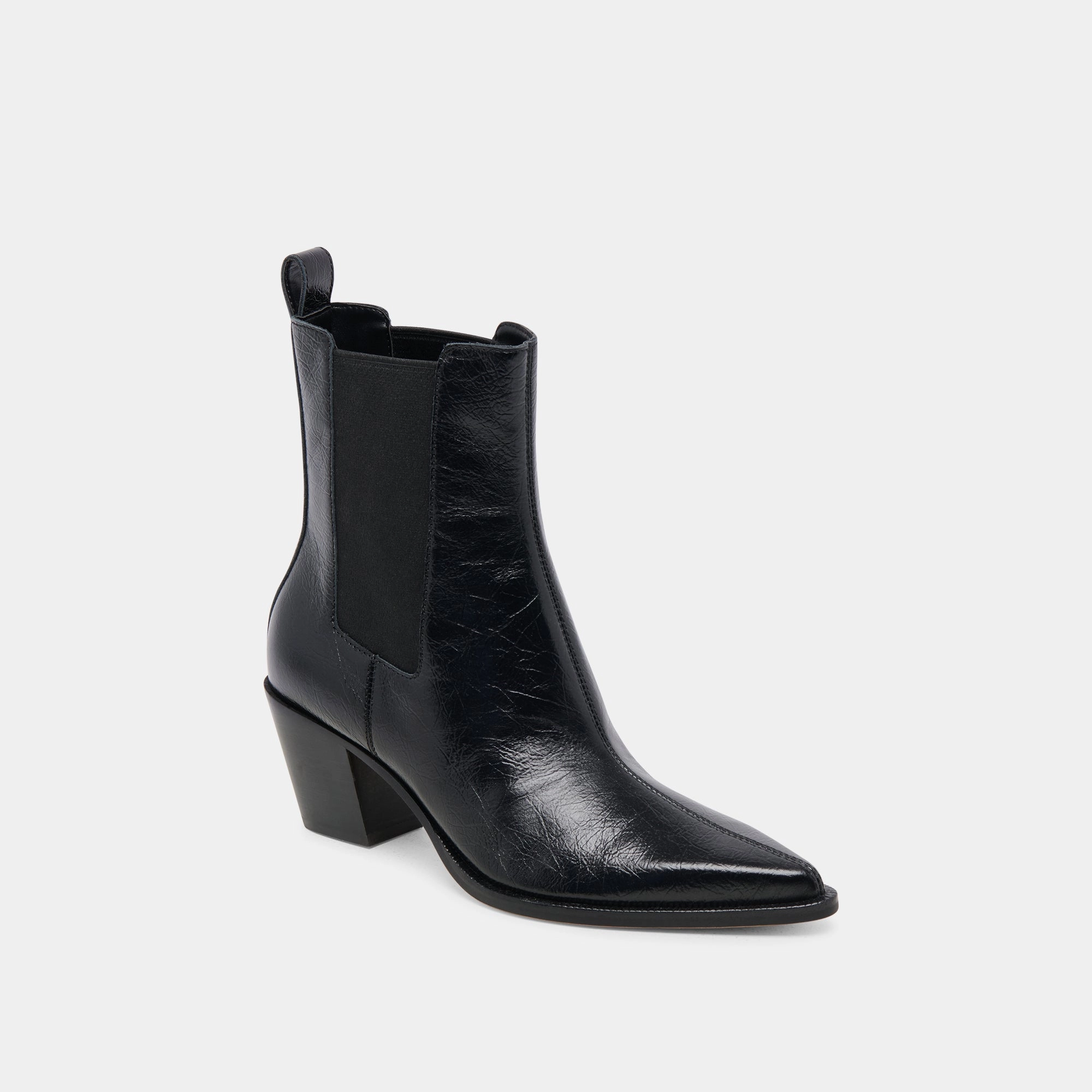 Shadie H2O Wide Booties Midnight Crinkle Patent Urban Evolution Purpose Fit