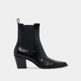 Timeless Motionwear Designed To Shift Shadie H2O Wide Booties Midnight Crinkle Patent