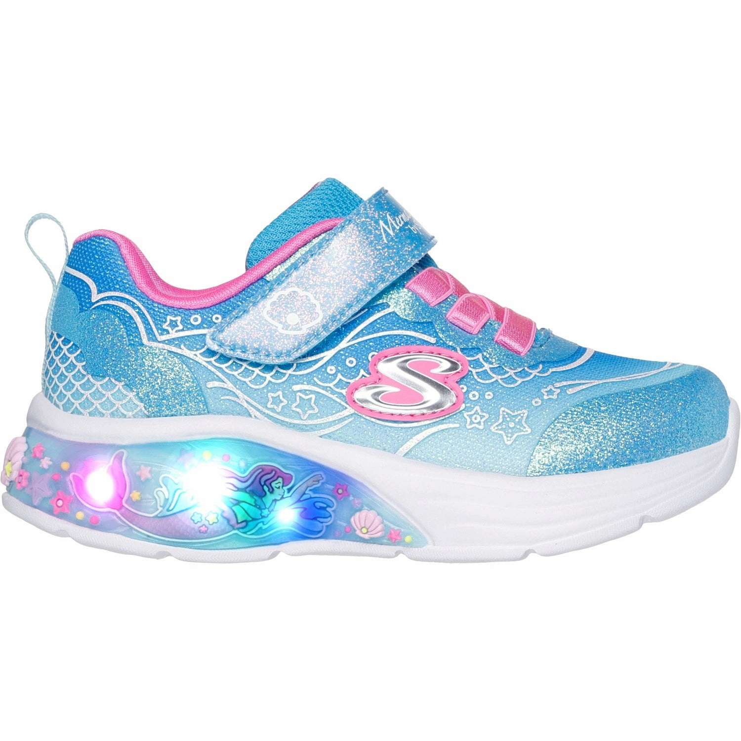 Flex And Fit Skechers My Dreamers - Lil Mermaid Sneakers