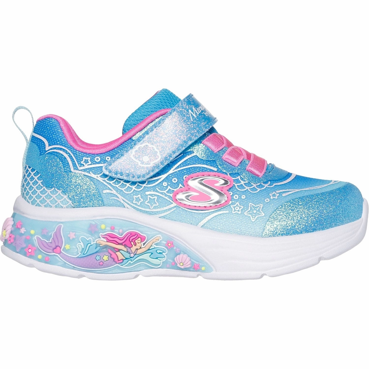 Streamlined Edge Skechers My Dreamers - Lil Mermaid Sneakers