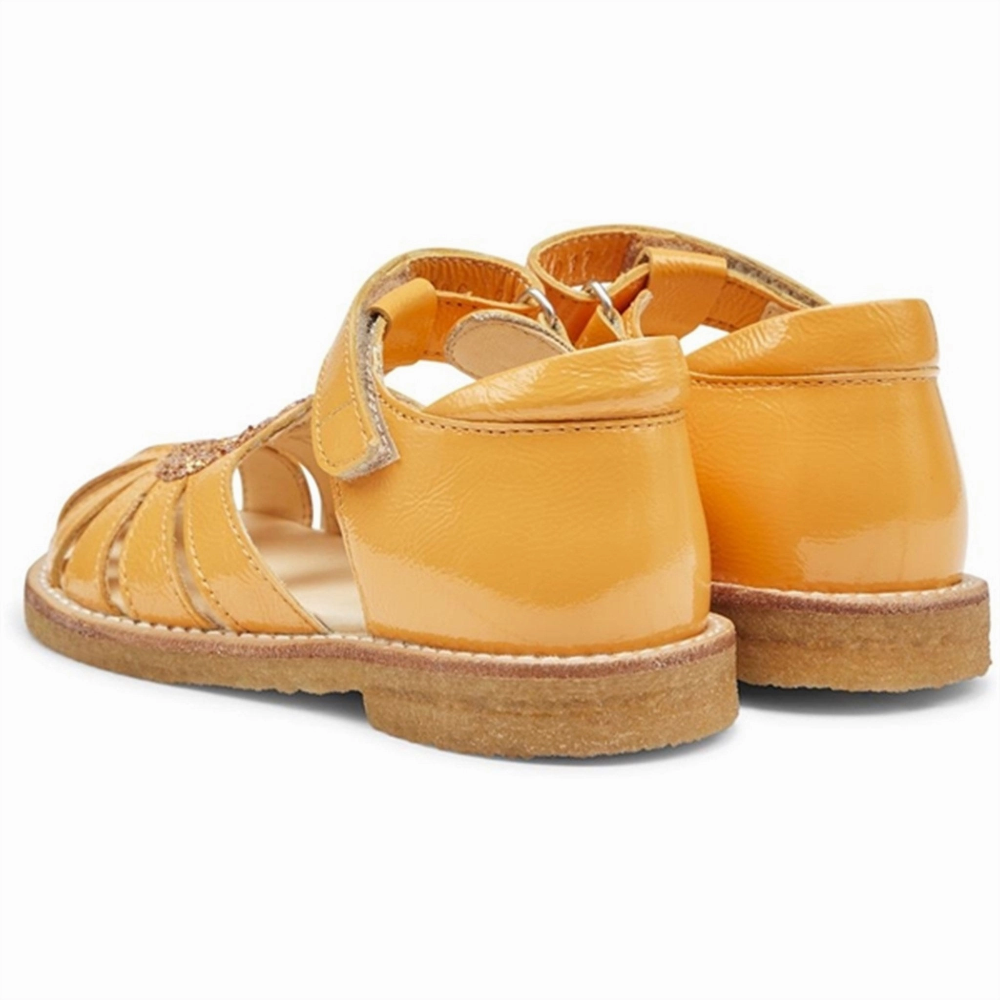 Angulus Hjerte Sandals Manderin/Manderin Glitter Active Living