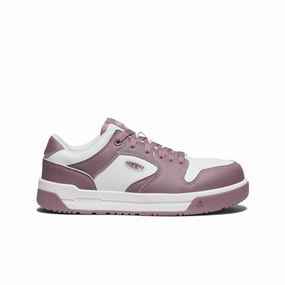 Women'S Overton Work Shoe (Carbon Toe)  |  Toadstool/Star White Comfort In Motion Refined Chill