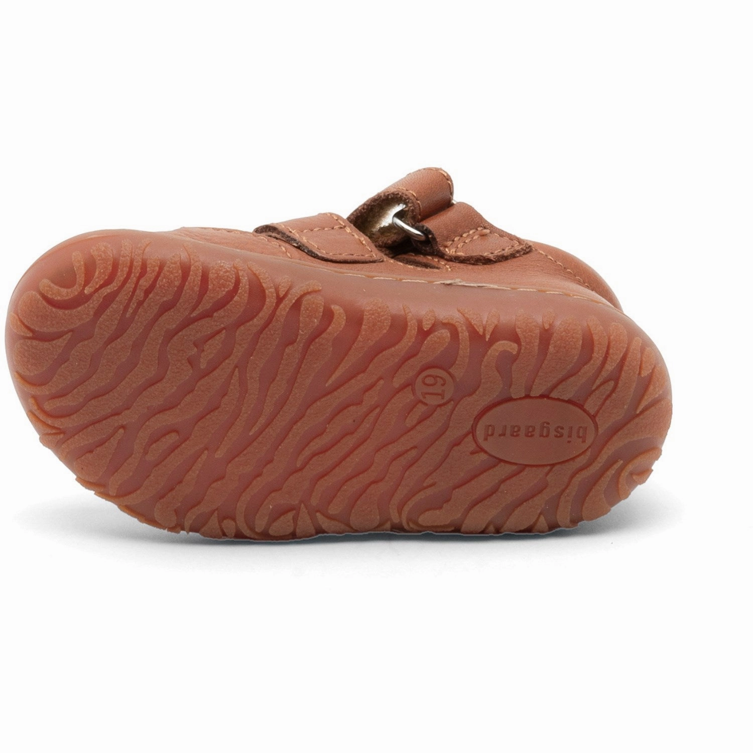 Bisgaard Tan Barefoot Hana First Step Shoe Core-Driven