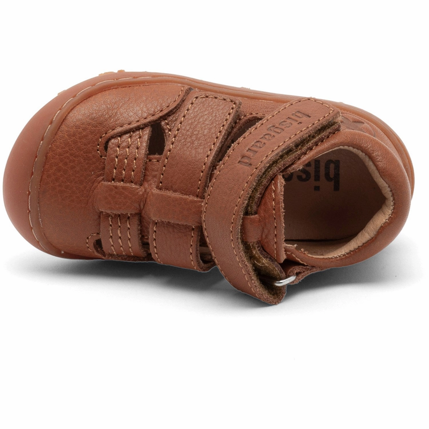 Bisgaard Tan Barefoot Hana First Step Shoe Core Pulse Refined Fit Gear