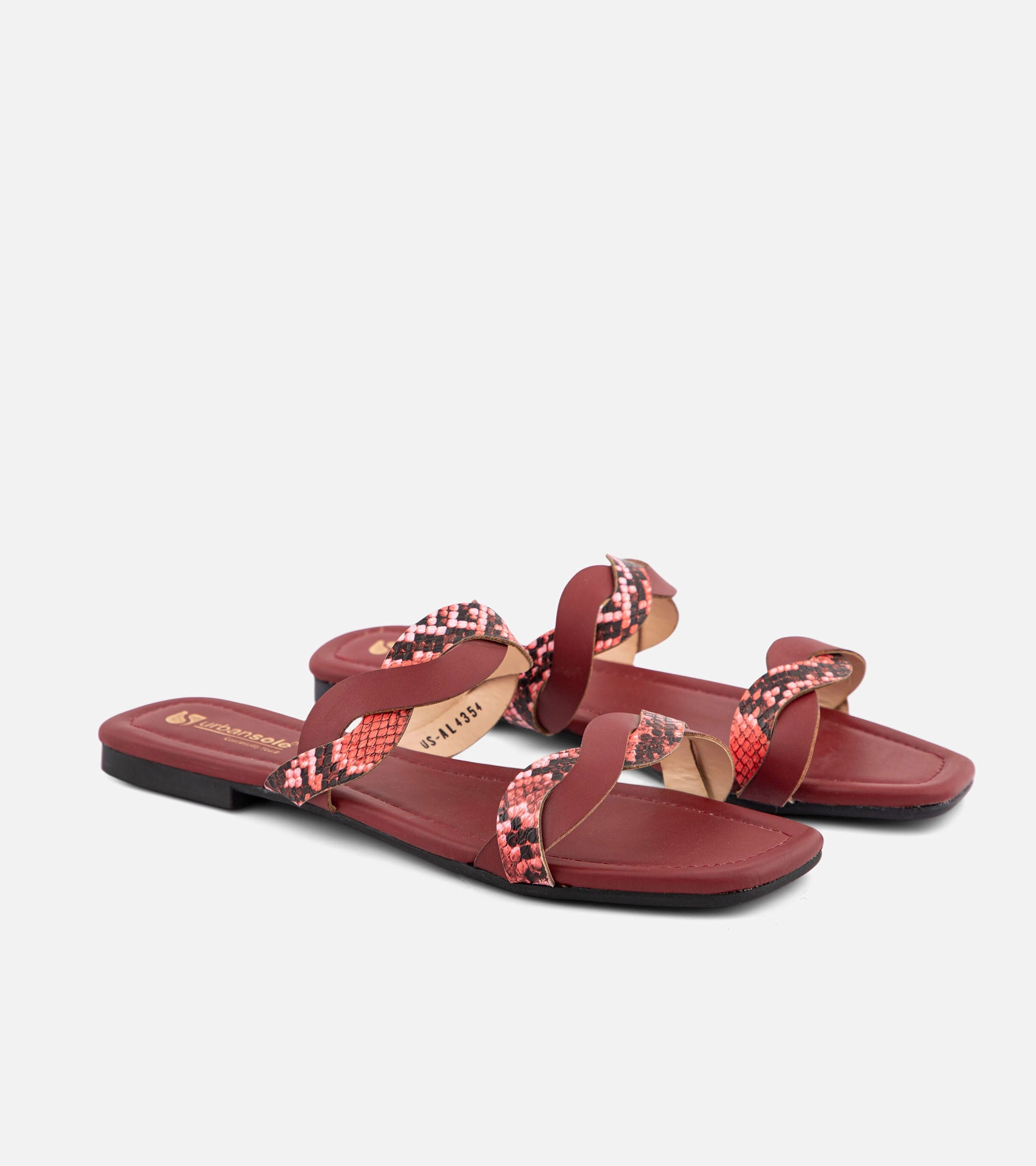 Women'S Slippers Us-Al-4354 Smooth Silhouettes