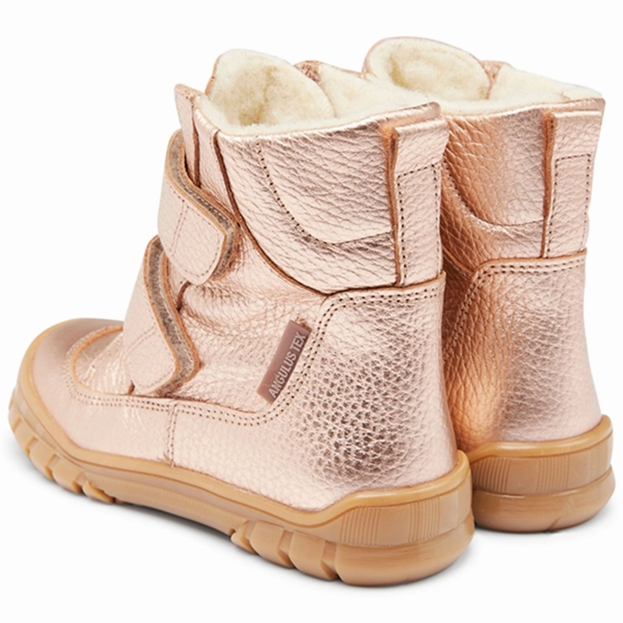 Angulus Tex-Boots With Velcro Light Copper Form And Function