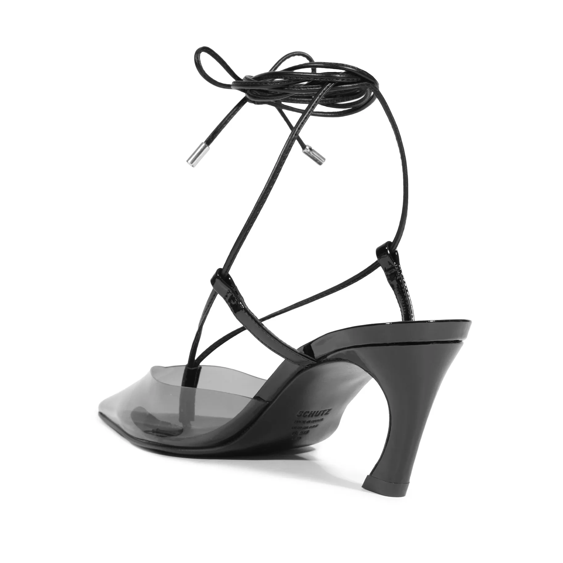 Elyra Mid Patent Leather Pump Less Is More