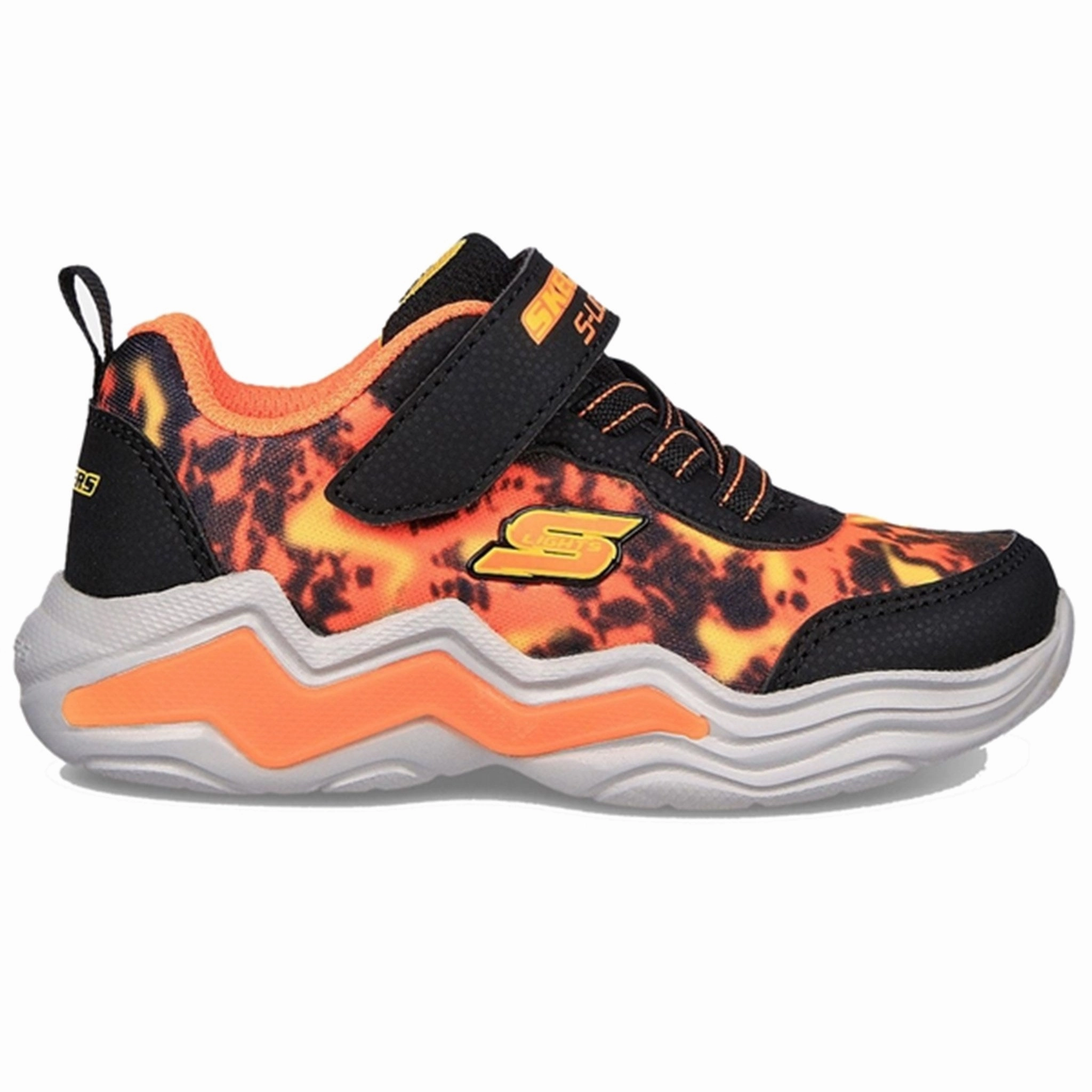 Cool Motion Clean Forms Skechers Erupters Iv Sneakers Black Orange
