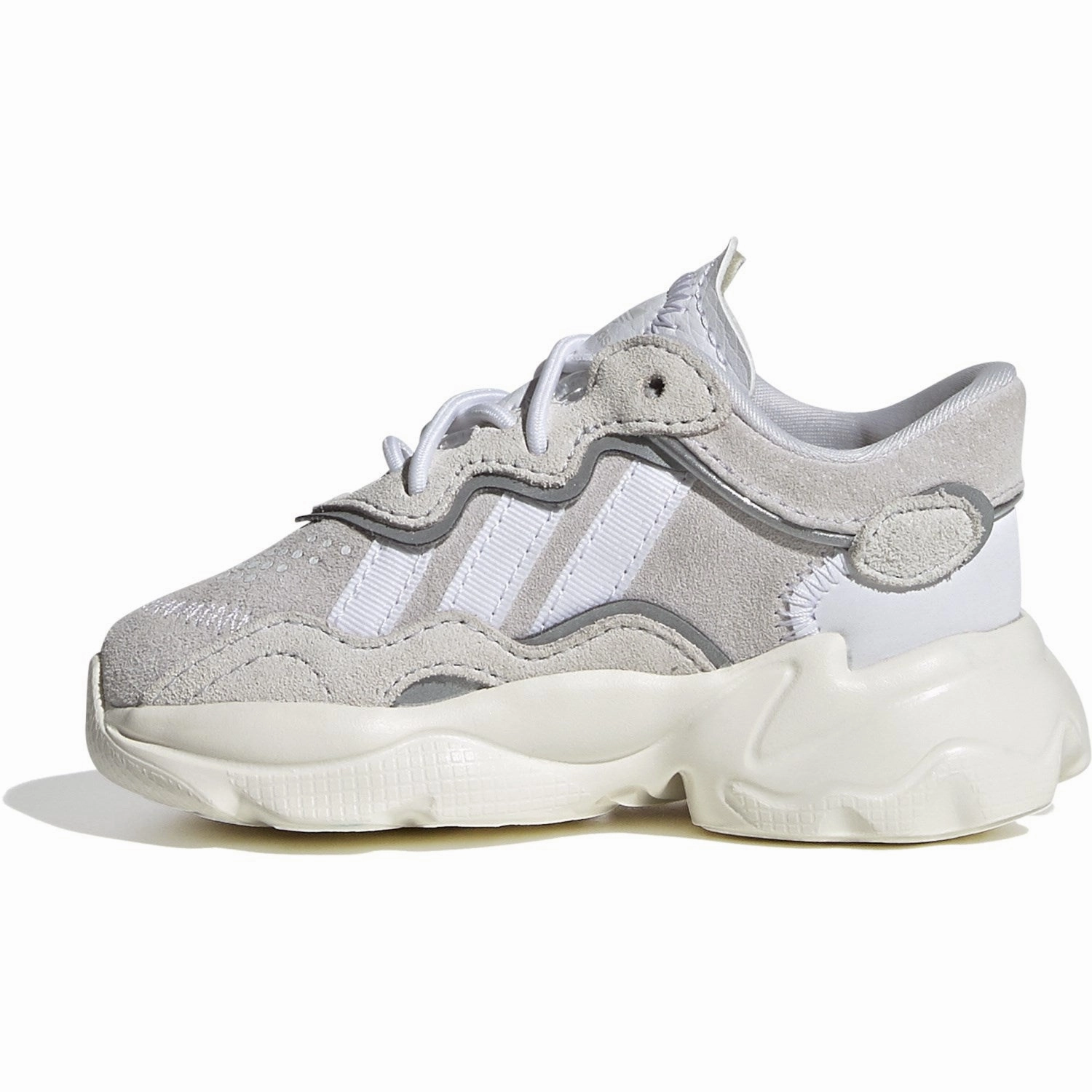 Adidas Originals Crystal White/Cloud White/Off White Ozweego El I Sneakers Cool Shift New Neutral