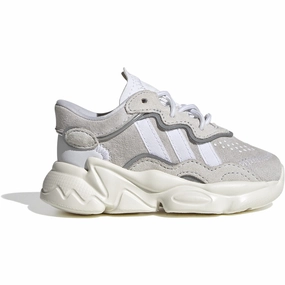 Adidas Originals Crystal White/Cloud White/Off White Ozweego El I Sneakers Made For Rhythm