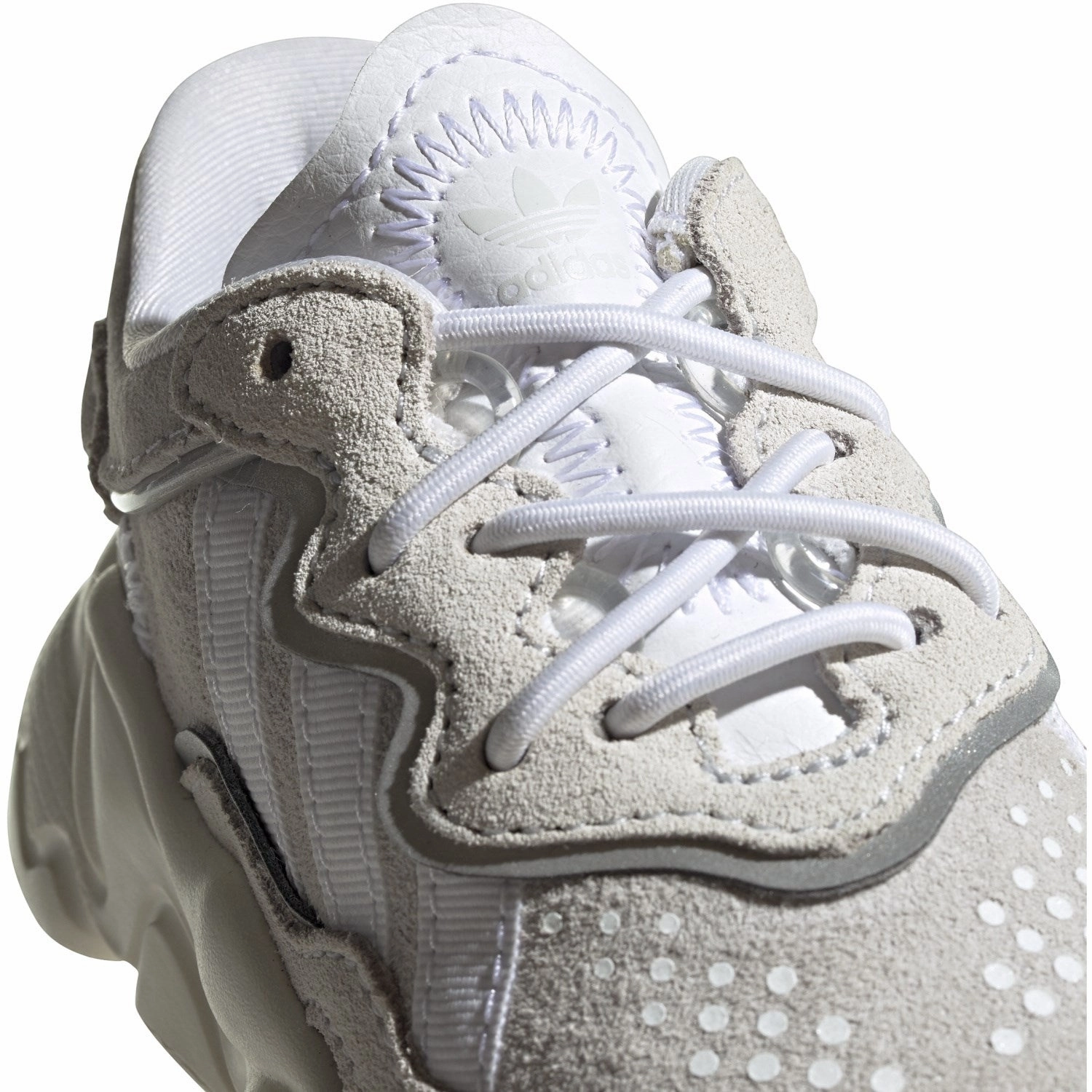 Adidas Originals Crystal White/Cloud White/Off White Ozweego El I Sneakers Active Energy Uncomplicated Gear