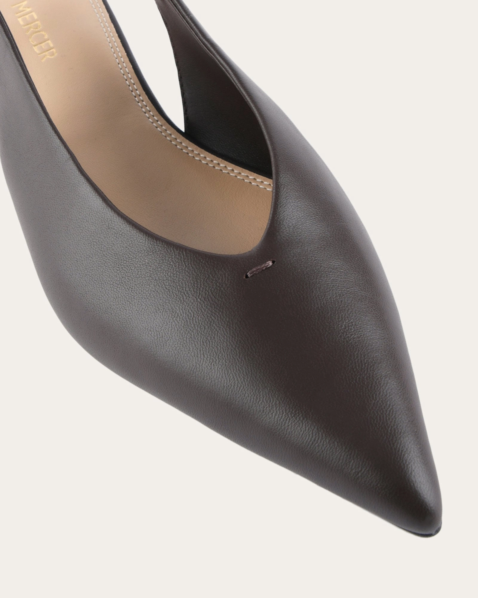 Albie Dress Flats Bitter Choc Leather City-Form Forward Function