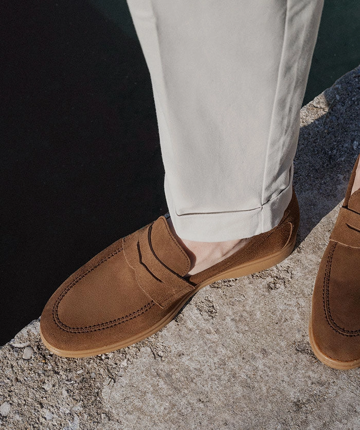 Movement Layers Pure Rhythm Mocassin Portobello Daim Noisette