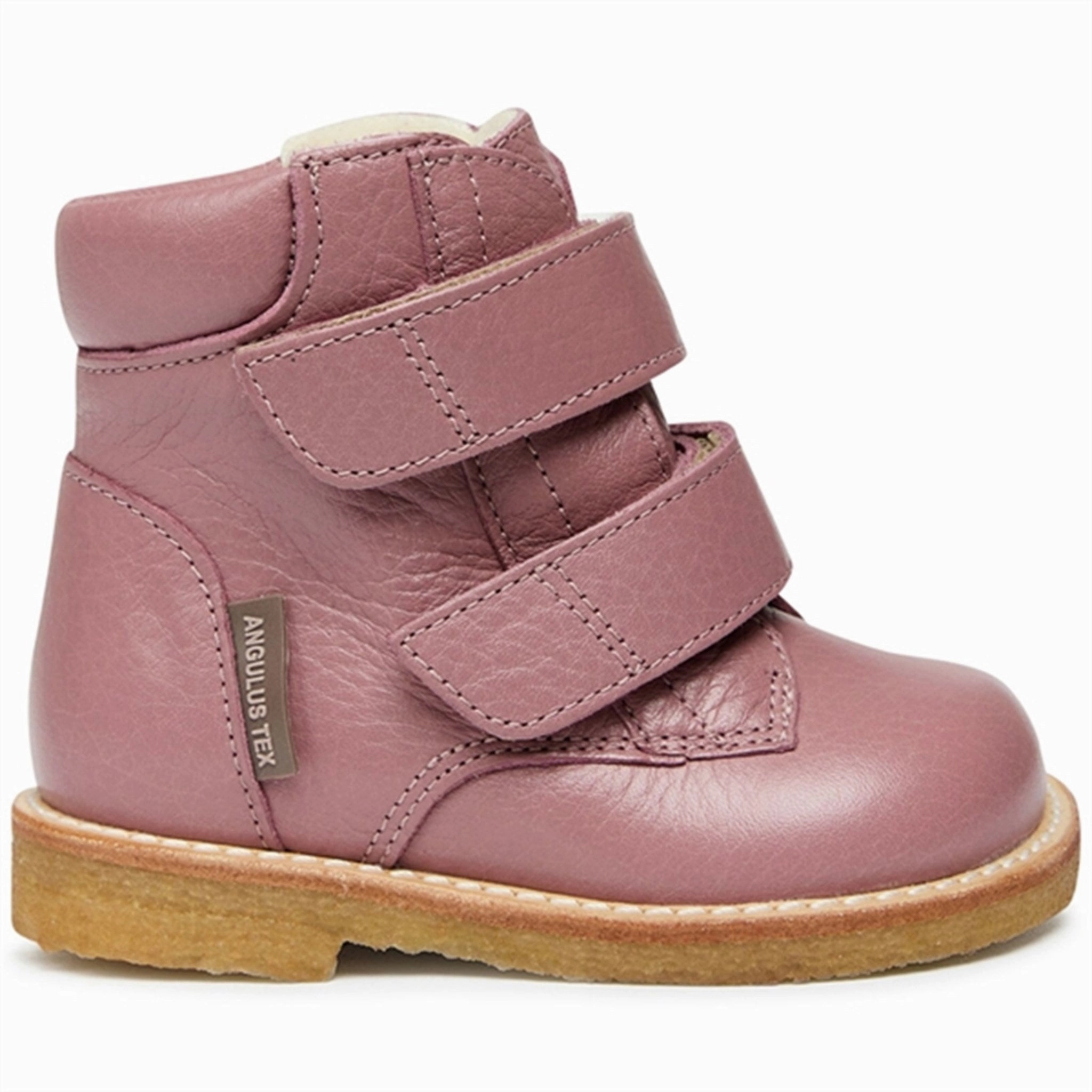 Refined Edge Designed For Lifestyle Angulus Beginner Tex-Boots W Velcro Light Plum