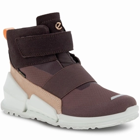 Ecco Biom K1 Ankle Boot Dusty Purple/Shale/Rose Dust Crafted Flow Calm In Motionwear