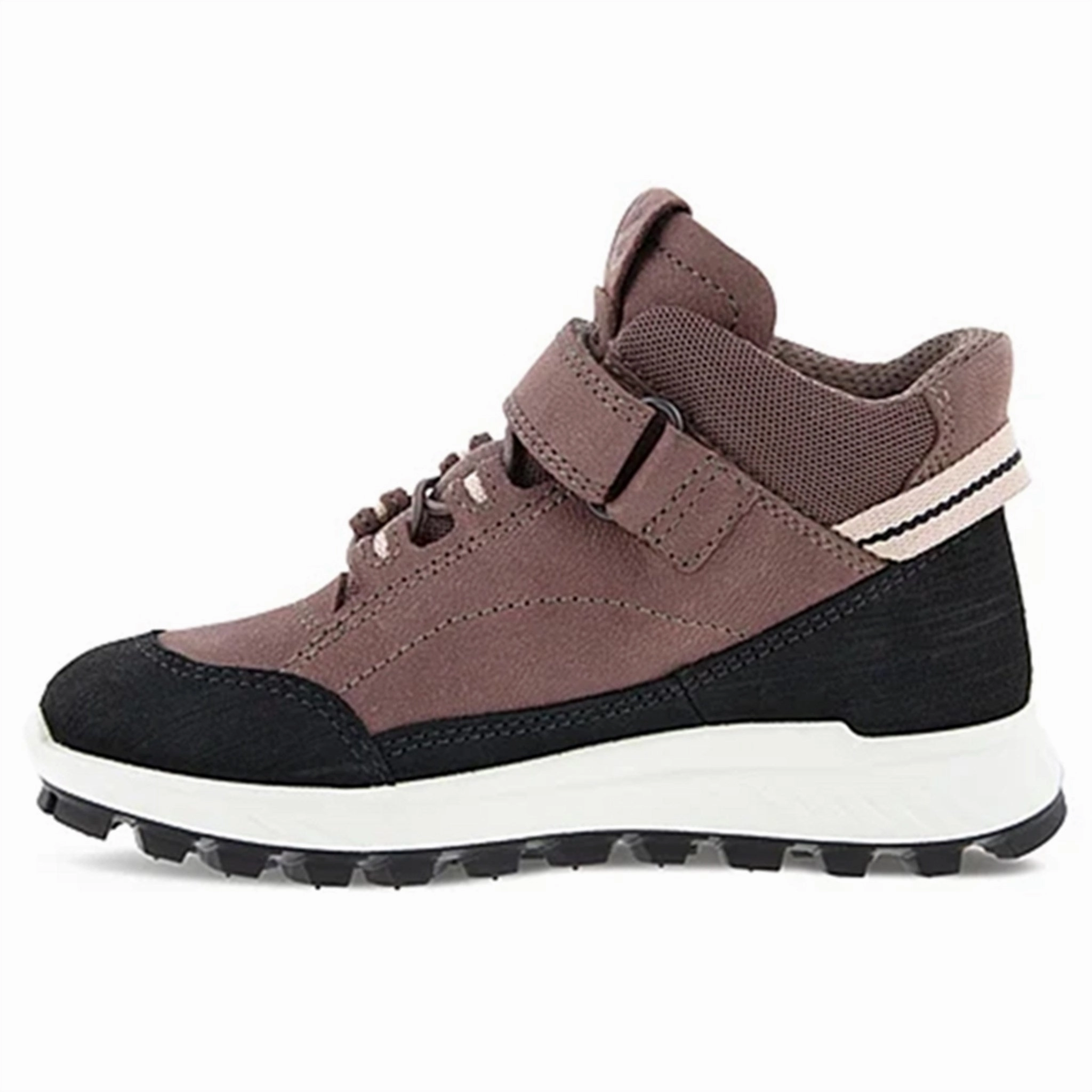 Ecco Exostrike Kids Ankle Boot Black/Dusty Purple/Dusty Purple Ease-Forward Fit Everyday Ease