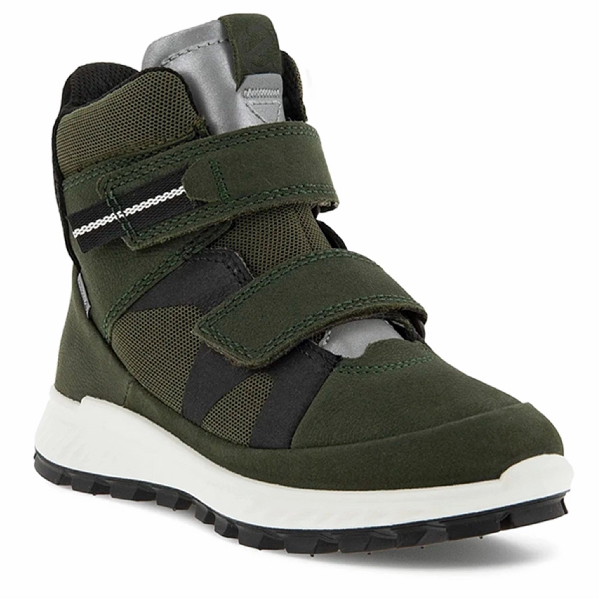 Breathe And Move Ecco Exostrike Kids Mid-Cut Bo Deep Boot Forrest/Grape Leaf/Black