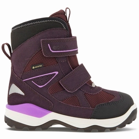 Ecco Snow Mountain Mid-Cut Boot Black/Fig/Fig Active Living Distinctly Modern