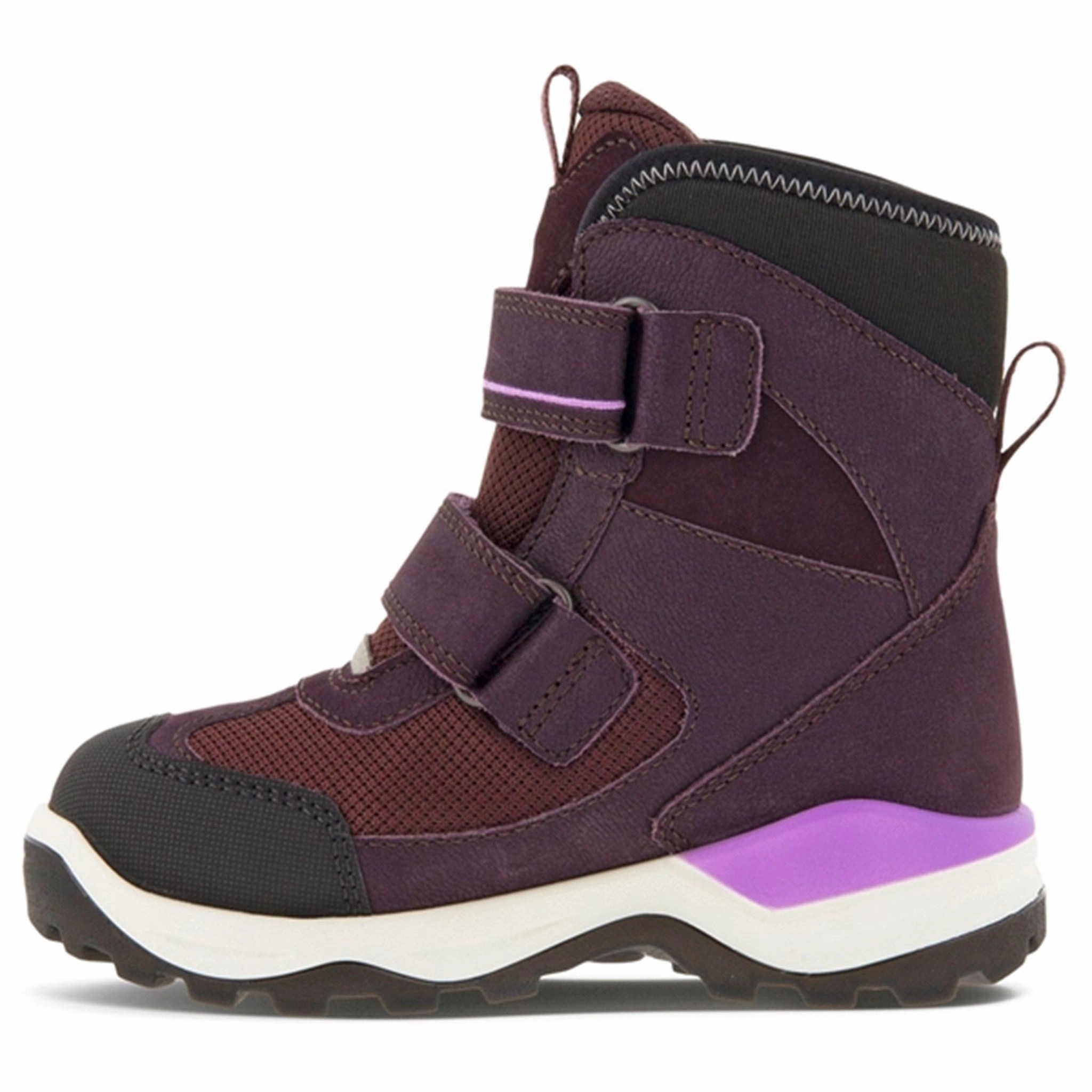 Ecco Snow Mountain Mid-Cut Boot Black/Fig/Fig Next-Gen Vibe