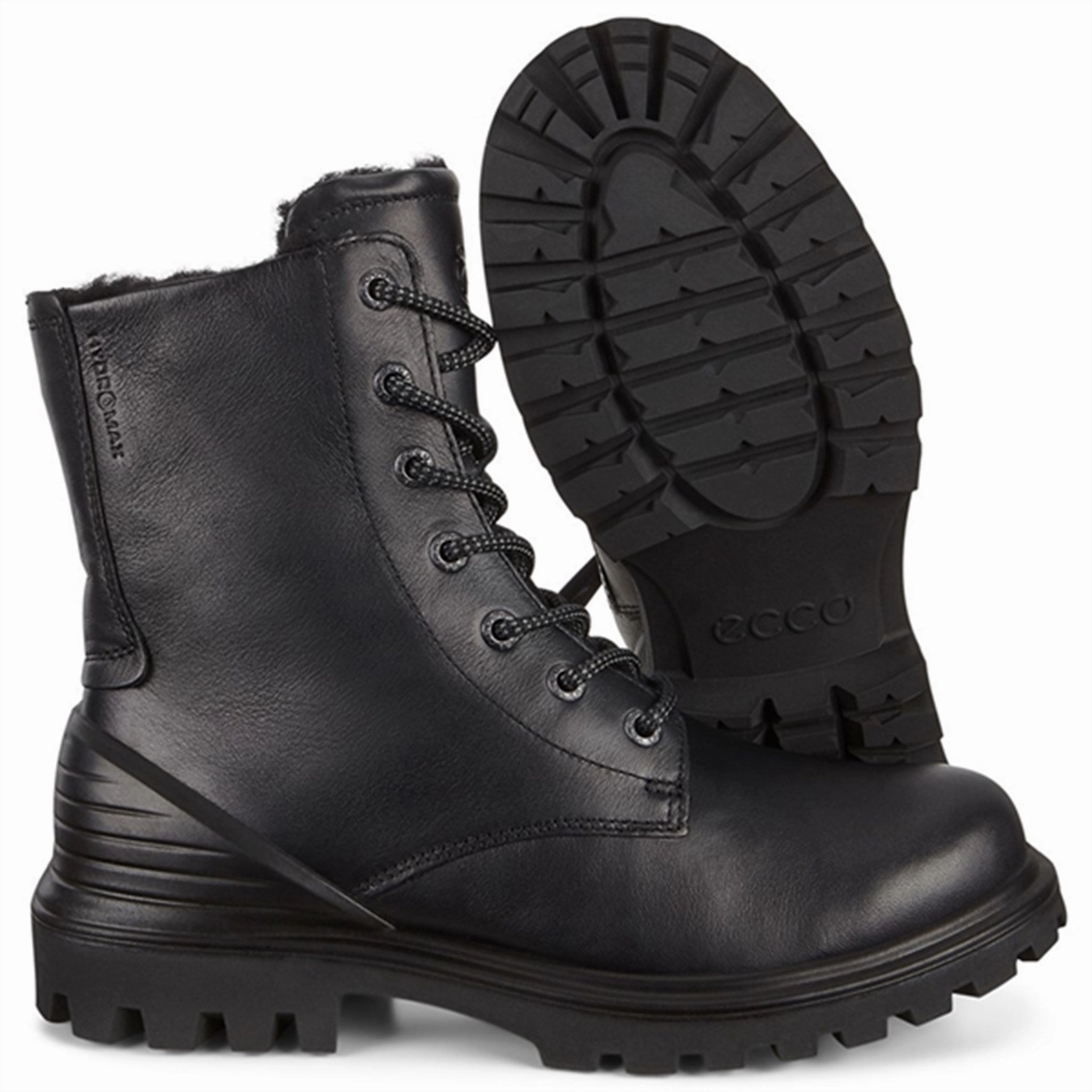 Ecco Tredtray K Mid-Cut Boot Black Live Lightwear