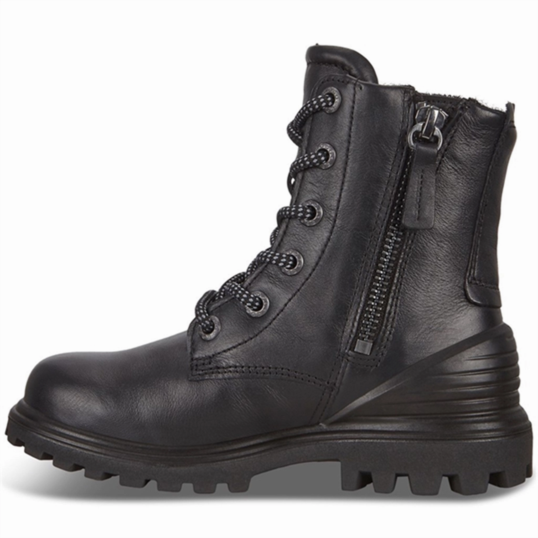 Flexible Form Ecco Tredtray K Mid-Cut Boot Black