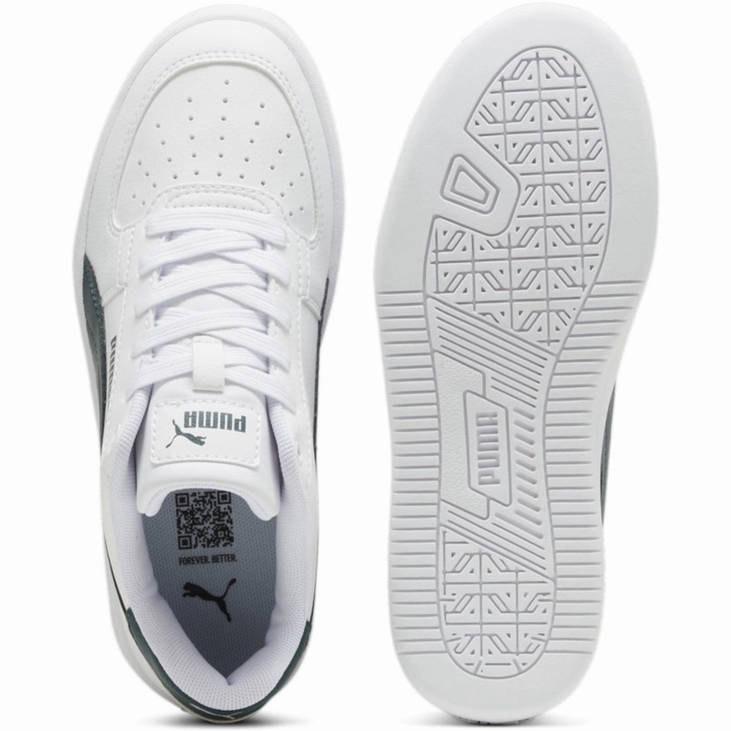 Puma Puma White Caven 2.0 Jr Low-Key Bold Comfort-Focused