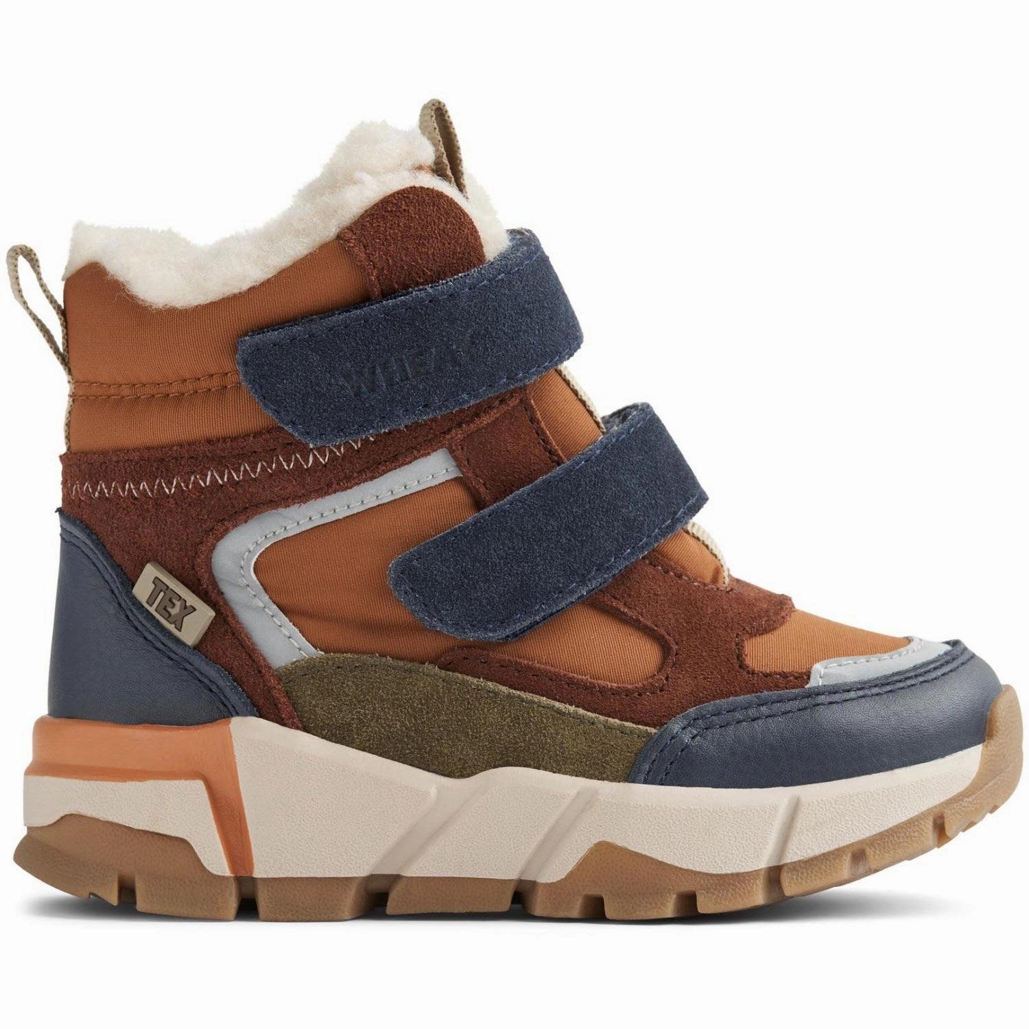Everyday Fresh Wheat Navy Bootie Lucka Tex