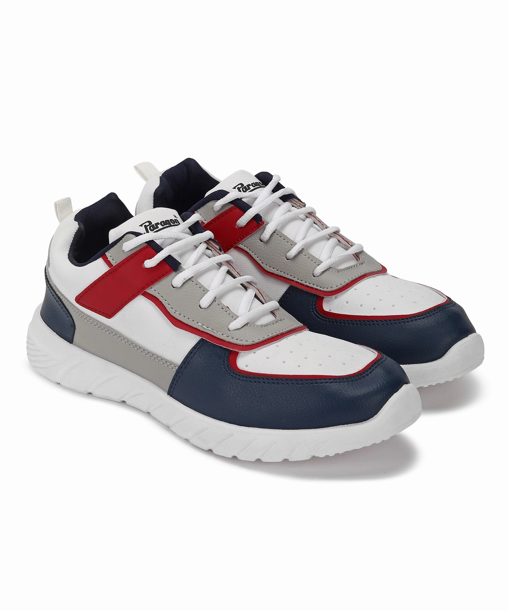 Shift Gear Everyday Core Paragon K1022G Men Casual Shoes | Stylish Walking Outdoor Shoes For Everyday Wear | Smart & Trendy Design  | Comfortable Cushioned Soles White