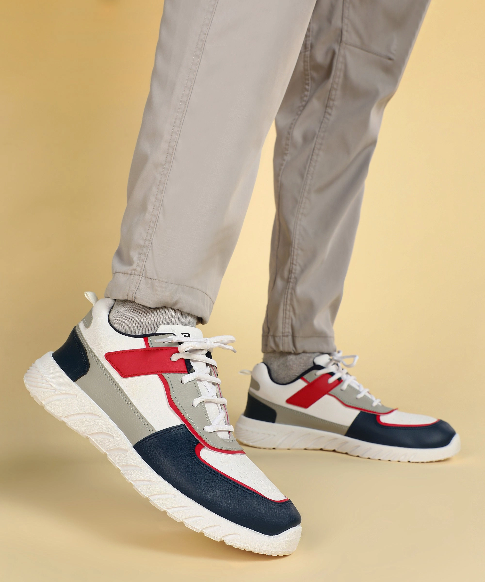 Paragon K1022G Men Casual Shoes | Stylish Walking Outdoor Shoes For Everyday Wear | Smart & Trendy Design  | Comfortable Cushioned Soles White Core Aesthetic Urban-Motion Fit