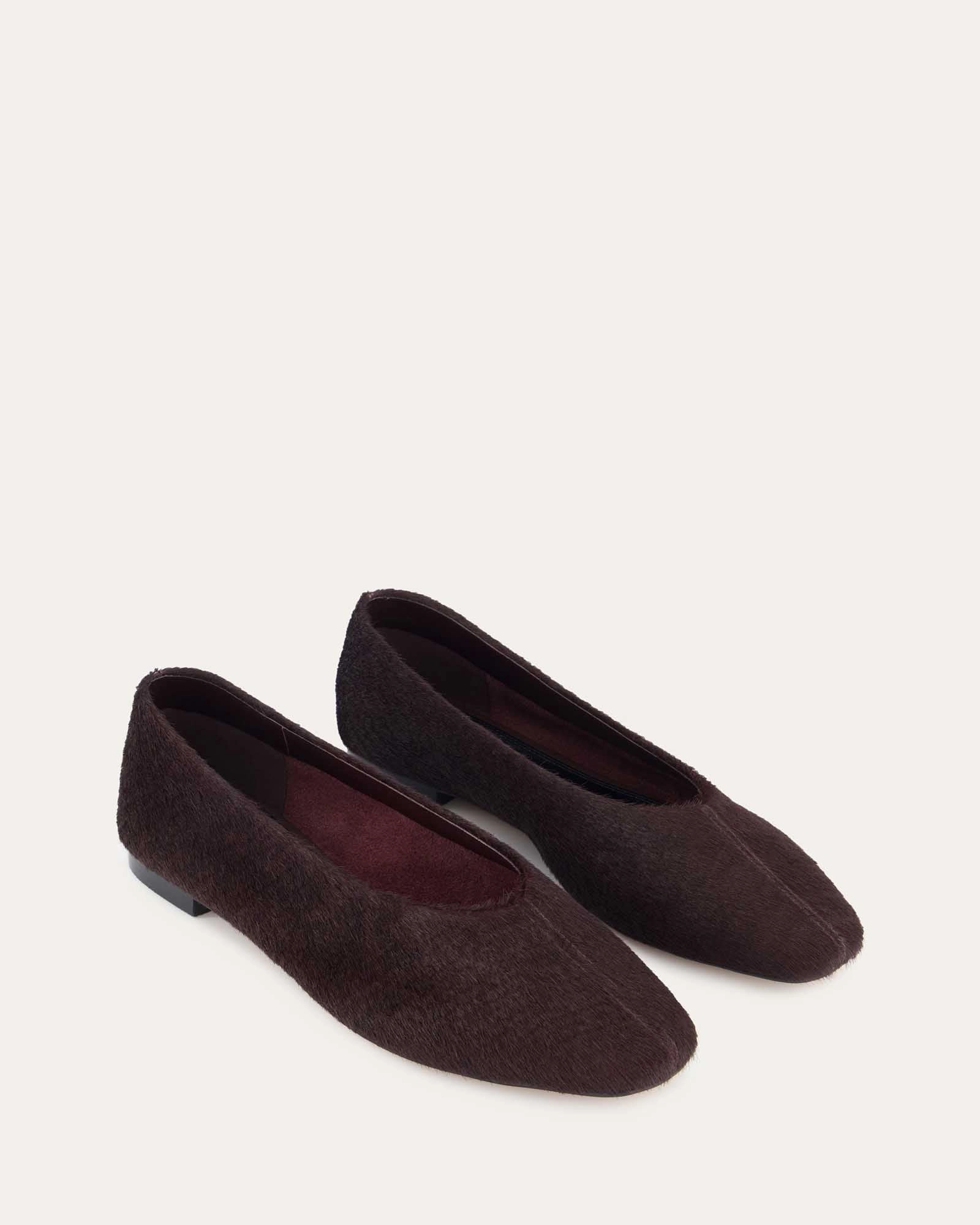 Go Anywhere Urban Flowwear Posie Casual Flats Merlot Leather