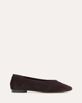 Posie Casual Flats Merlot Leather Live In Motion Form In Action