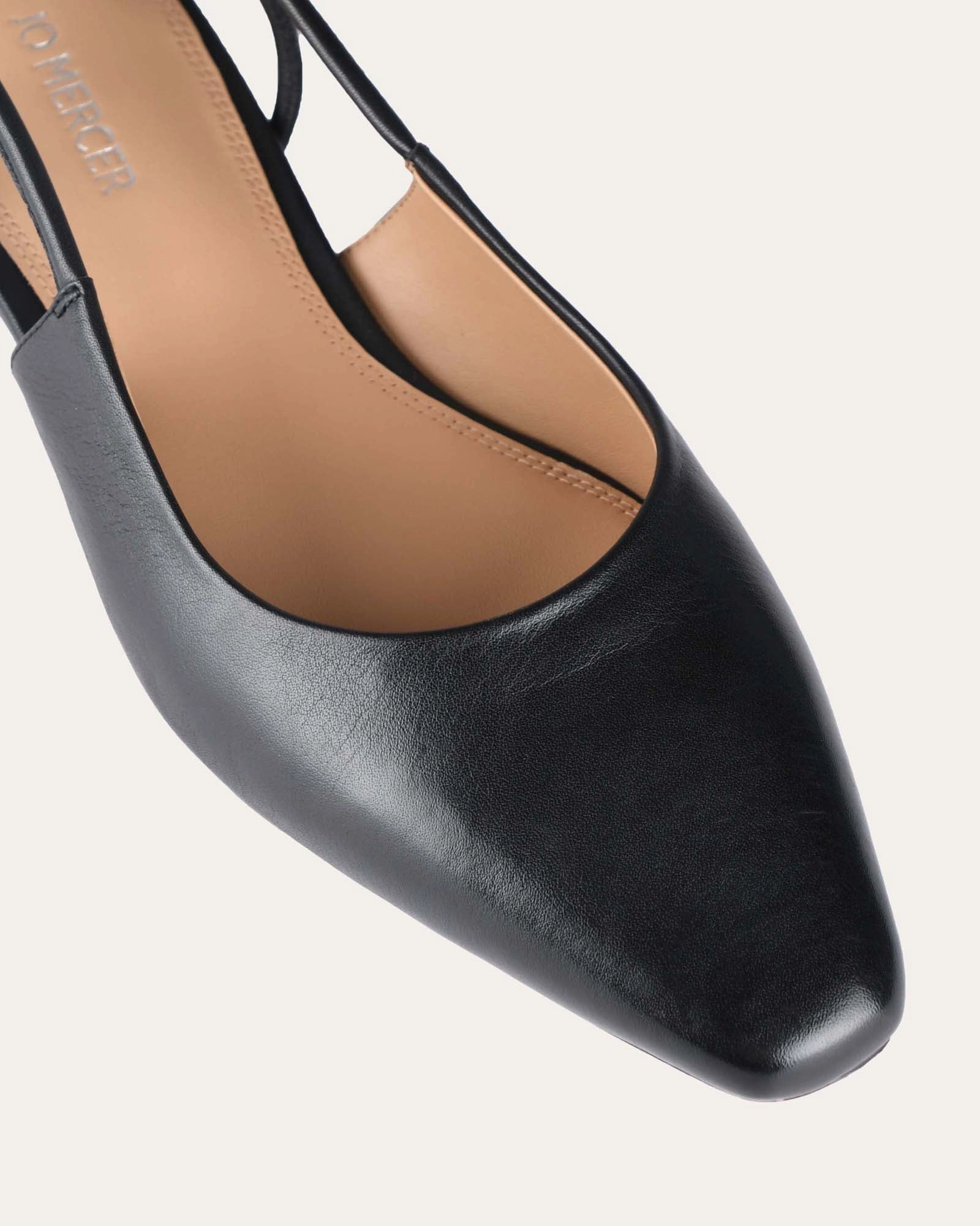 Refined Feel Go-Gear Larissa Dress Flats Black Leather