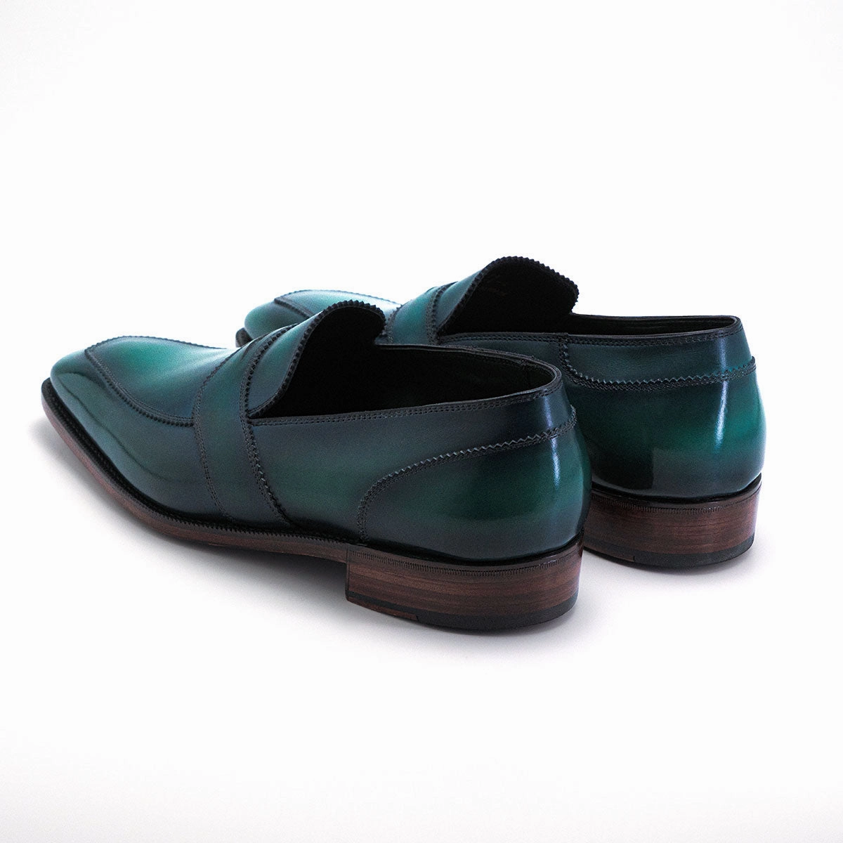 James Loafer - Emerald Handmade Patina Everyday Function Cool Experience