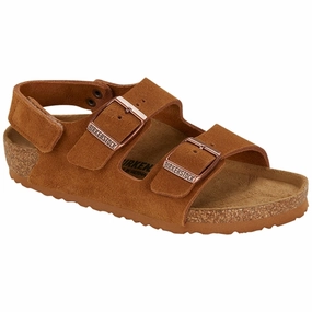 Birkenstock Milano Hl Kids Vl Mink Sandals Purpose Fit